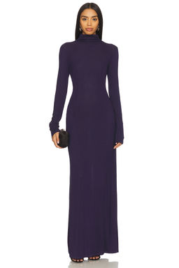 Rag & Bone - Elsa Lurex Turtleneck Maxi Dress