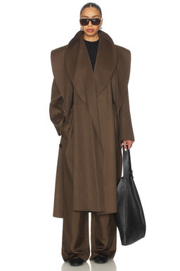 Rohe - Double-Faced Wool Scarf Coat