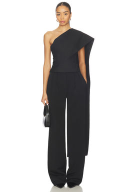 Rohe - One-shoulder Cape Top
