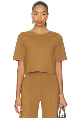 Ripley Rader - Ponte Knit Short Sleeve Top