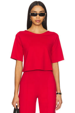 Ripley Rader - Ponte Knit Short Sleeve Top