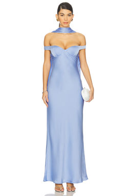 Runaway The Label - Raphaella Off Shoulder Maxi Dress