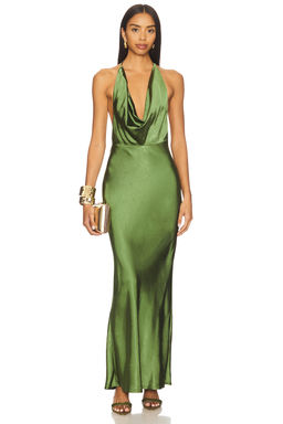 Runaway The Label - Posey Low Plunge Maxi Dress