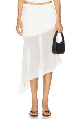 Runaway The Label - Emberly Midi Flounce Skirt