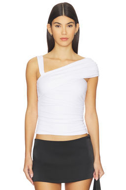Runaway The Label - Larsen Drape Off Shoulder Top
