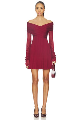 self-portrait - Viscose Knit Mini Dress