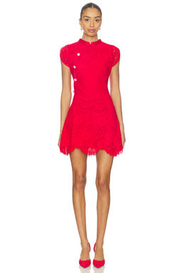 self-portrait - Fine Lace Mini Dress