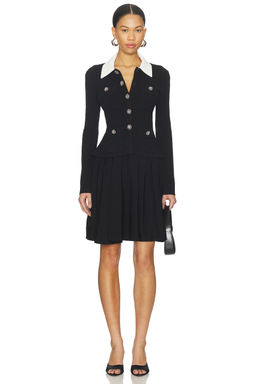 self-portrait - Tailored Knit Mini Dress