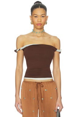 SIR. - Elia Off Shoulder Twist Top