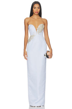 SAU LEE - Luna Satin Gown