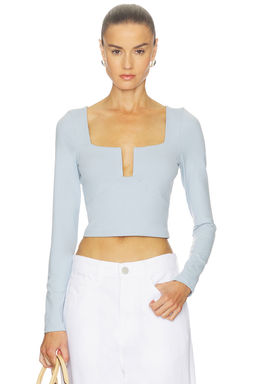 Susana Monaco - Square Wire Long Sleeve Top