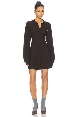 ROTATE - Slinky Knit Polo Dress