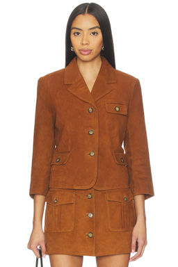 The Garment - Suede Fitted Jacket