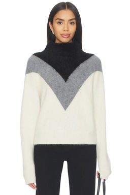Theory - Chevron Yoke Sweater