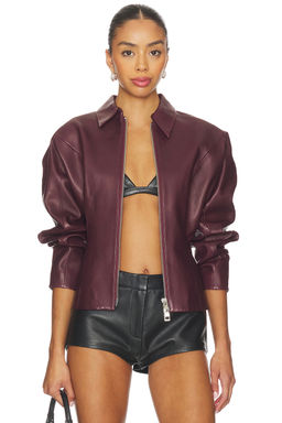 The Sei - Fitted Leather Jacket