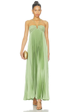 AMUR - River Pleated Gown