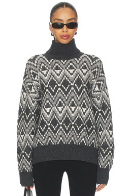 Varley - Ida Relaxed Fairisle Rollneck Sweater