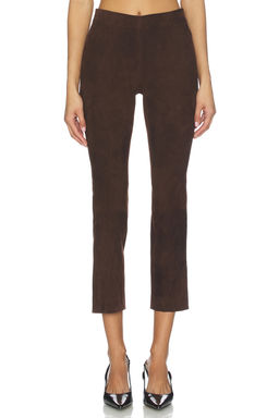 Vince - Suede Split Hem Crop Pant