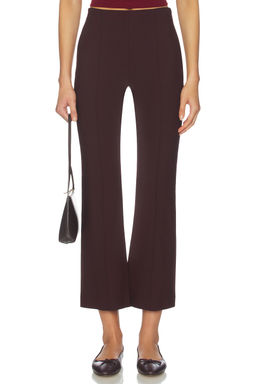 Vince - Mid Rise Pintuck Crop Flare Pant