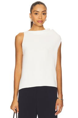 Vince - A-line Asymmetrical Draped Top