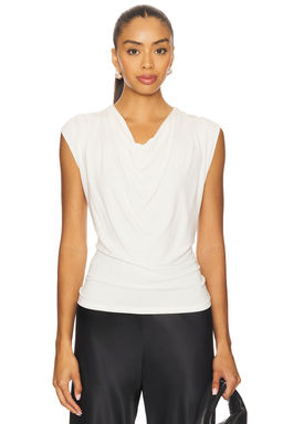 Vince - Sleeveless Draped Cowl Neck Top
