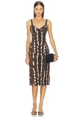 Vaillant - Drill Bustier Midi Dress