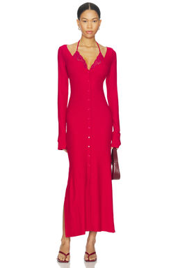 Vaillant - Ribbed Jersey Cardigan Dress