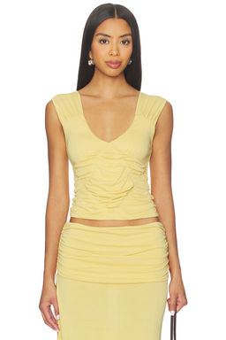 With Jean - Lila Top