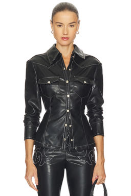 Weworewhat - Western Button Up Top