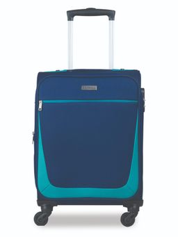 CARRIALL - Sharp Navy Blue and Green Cabin Luggage Bag