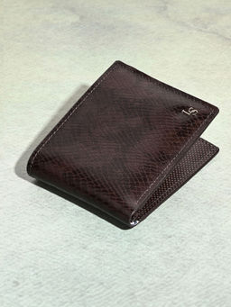 Louis Stitch - Men Brown Spanish Leather Bifold Wallet