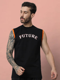 WEARDUDS - Future Typography T-Shirt -Black