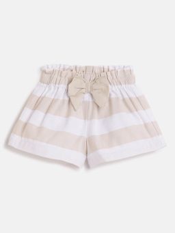 Chicco - Infant Girls Natural Striped Shorts