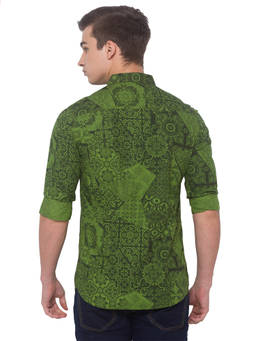 Spykar - Men Green Slim Fit Shirt