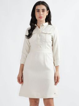 Iconics - Women Collar Full Sleeves Dress