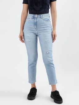 Iconics - Women Blue Faded Slim Fit Jeans