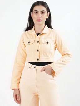 Iconics - Women Solid Collar Full Sleeves Jacket