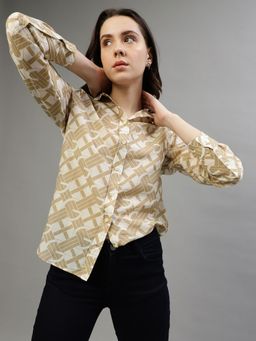 GANT - Women Printed Collar Neck Full Sleeves Shirt