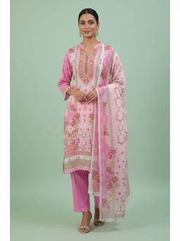 Autumnlane - Baha Taffy Printed Kurta and Pant with Dupatta