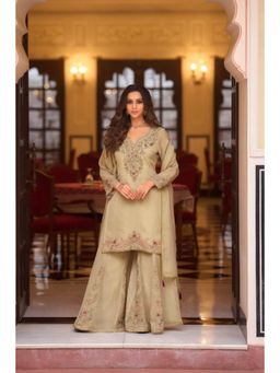 Autumnlane - Garcha Tuscan Kurta and Sharara with Dupatta