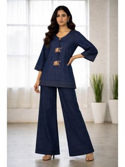 Autumnlane - Prisha Denim Cotton Co-Ord Set
