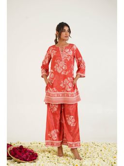 Autumnlane - Rabha Rust Printed Co-Ord Set