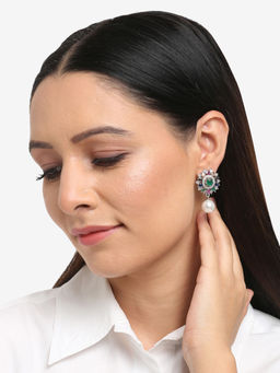 Ruby Raang Studio - Dusk Dew Multi Studs with Pearl Drop