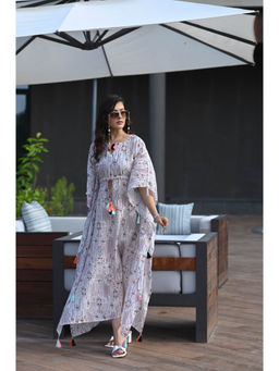 Mahee Jaipur - Long Island Muslin Kaftan Dress