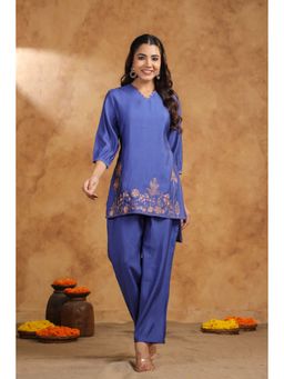 Autumnlane - Arohi Ink Handwork Premium Kurta with Pant and Scarf Co-Ord (Set of 3)