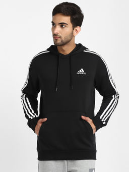 adidas - M 3s Ft Hd Swt Black Sports Sweatshirt