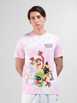 The Indian Garage Co - Men Slim Fit Looney Tunes Printed Crew Neck T-Shirt