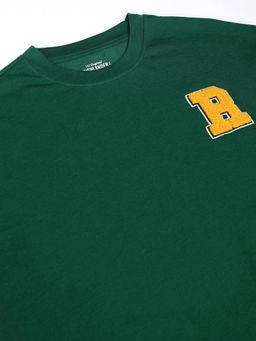 HIGHLANDER - Men Green Printed T-Shirt