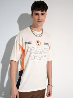 HIGHLANDER - Men Off White Printed T-Shirt