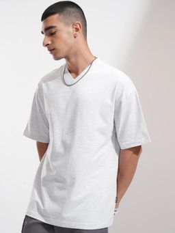 HIGHLANDER - Men White Solid T-Shirt